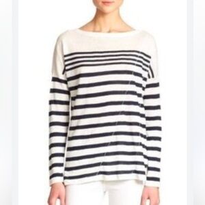 Rag & Bone Striped Crew Neck Sweater Sz XS